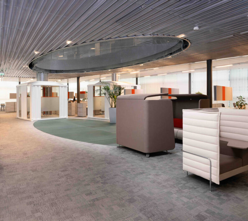 Co-working space and relaxation area